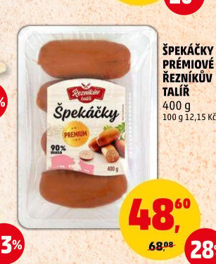 Špekáčky premium Řezníkův talíř