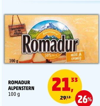 Sýr Romadur Alpenstern