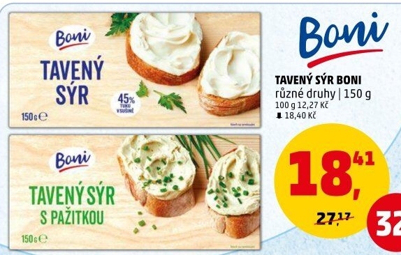 Sýr tavený Boni