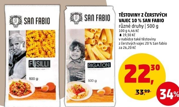 Těstoviny San Fabio