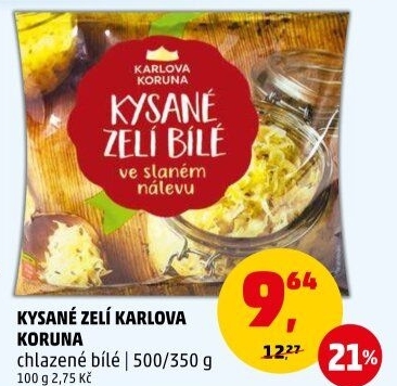 Zelí bílé kysané Karlova Koruna