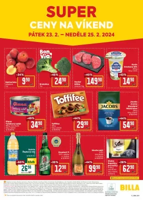 akční leták BILLA 21.2.2024-27.2.2024
