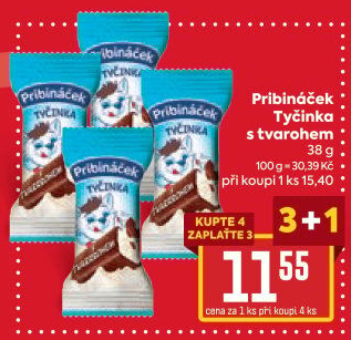 Dezert tyčinka Pribináček