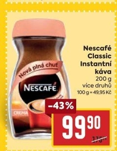 Instantní káva Nescafé Classic