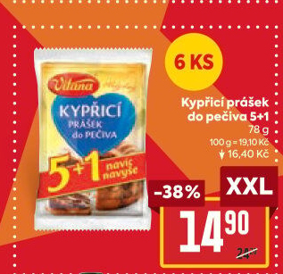 Kypřicí prášek do pečiva Vitana