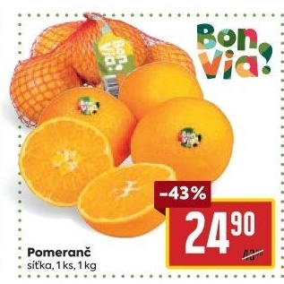 Pomeranče Billa Bonvia