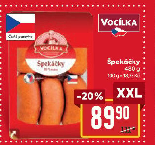 Špekáčky Vocílka