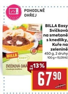 Svíčková na smetaně Easy Billa