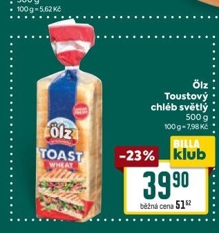 Toustový chléb Ölz