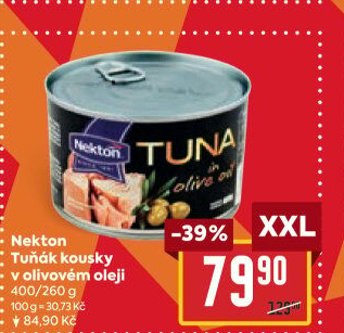 Tuňák kousky v oleji Nekton