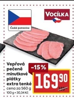 Vepřová pečeně bez kosti Vocílka