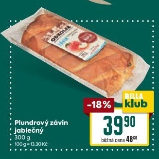 Závin plundrový s náplní Odkolek