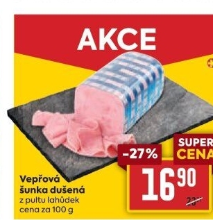 Šunka vepřová dušená