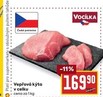 Vepřová kýta Vocílka