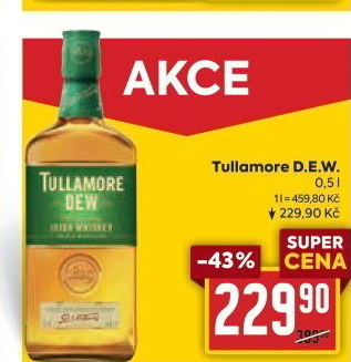 Whiskey irská Tullamore Dew