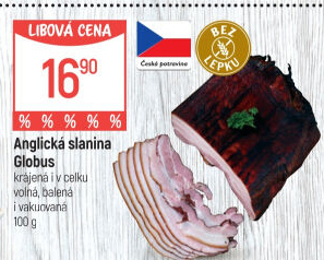 Anglická slanina Globus