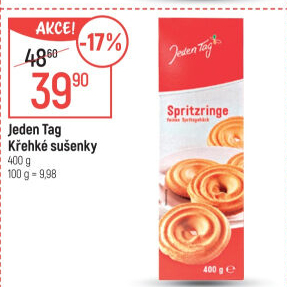 Sušenky křehké Jeden Tag