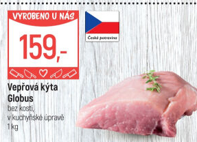 Vepřová kýta bez kosti Globus
