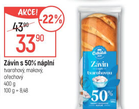 Závin s náplní Odkolek