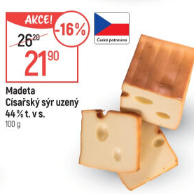 Sýr Císařský uzený Madeta