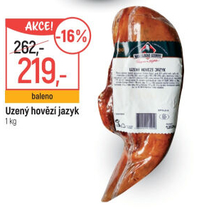 Uzený hovězí jazyk Kostelecké uzeniny