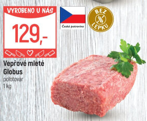 Vepřové mleté maso Globus