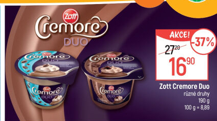 Dezert Cremore Duo Zott