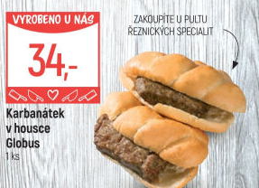 Karbanátek v housce Globus
