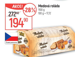 Medová roláda Můj dortík