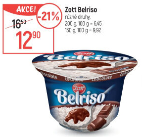 Mléčná rýže Belriso Zott