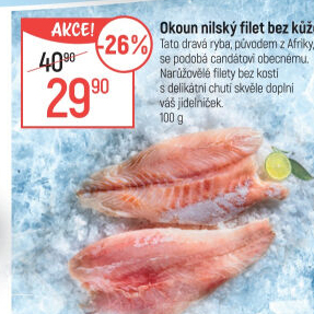 Okoun nilský filety