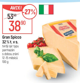 Sýr Gran Spicco 32%