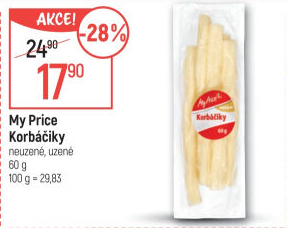 Sýr korbáčky My price