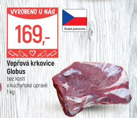 Vepřová krkovice bez kosti Globus