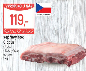 Vepřový bok s kostí Globus