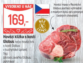 Hovězí kližka s kostí Globus