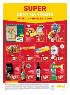 akční leták BILLA 28.2.2024-5.3.2024