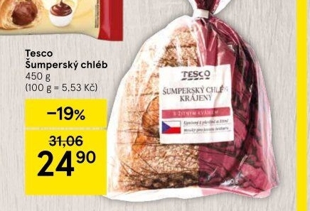 Chléb Šumperský Tesco