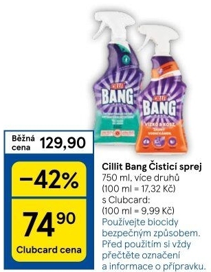 Čistič Cillit Bang