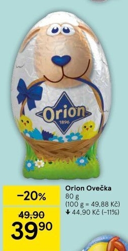 Čokoládová ovečka Orion