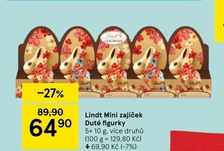 Čokoládoví zajíčci Lindt