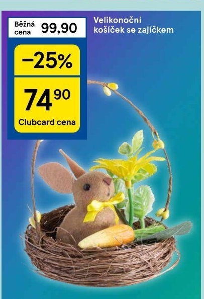 Dekorační košík velikonoční