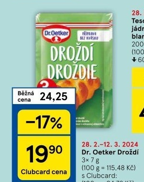 Droždí Dr. Oetker