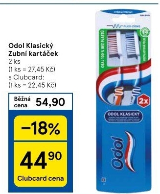 Kartáček na zuby Odol