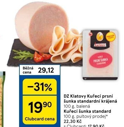 Kuřecí šunka prsní standard DZ Klatovy