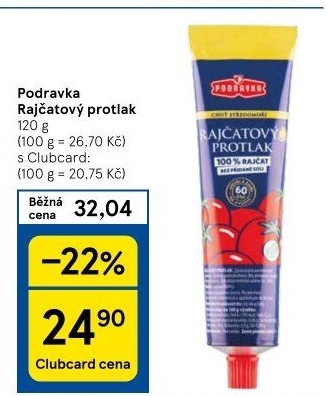 Rajčatový protlak Podravka