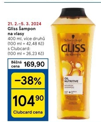 Šampon Gliss Schwarzkopf