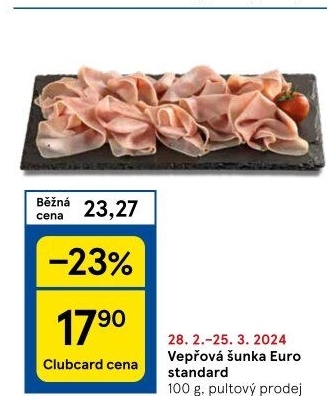 Šunka vepřová Euro standard