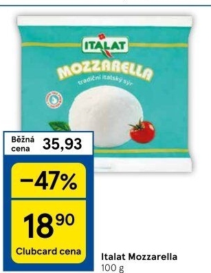 Sýr Mozzarella Italat