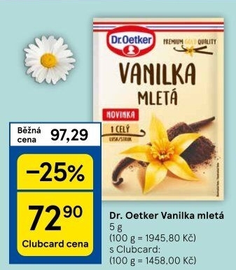 Vanilka mletá Dr. Oetker